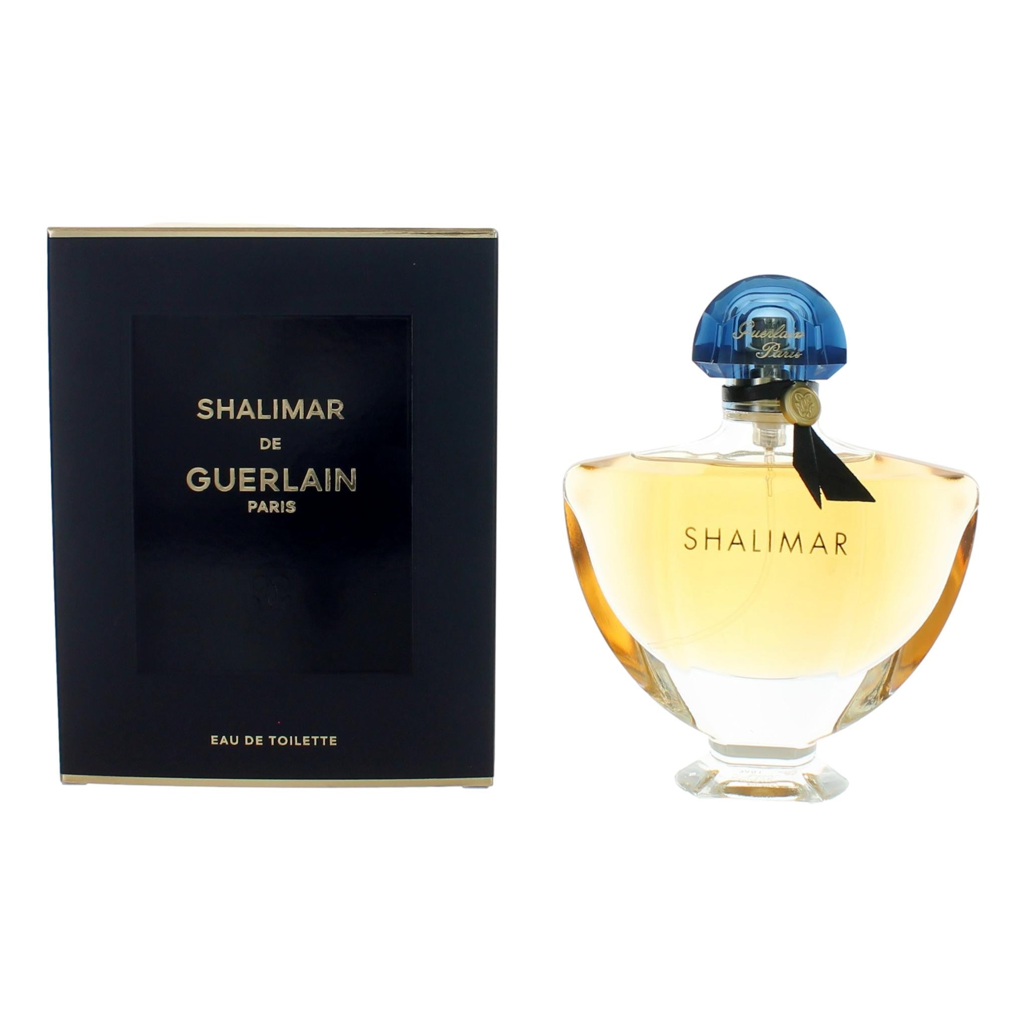 Bottle of Shalimar by Guerlain, 3 oz Eau De Toilette Spray for Women
